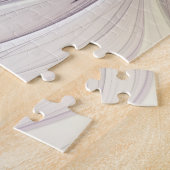 発光カラフル花、抽象芸術フラモダンクタル ジグソーパズル (側面)