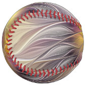 発光カラフル花、抽象芸術フラモダンクタル ソフトボール (正面左)