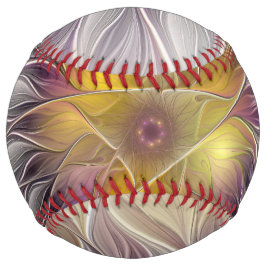 発光カラフル花、抽象芸術フラモダンクタル ソフトボール