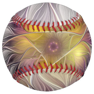 発光カラフル花、抽象芸術フラモダンクタル ソフトボール