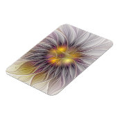 発光カラフル花、抽象芸術フラモダンクタル マグネット (左側)