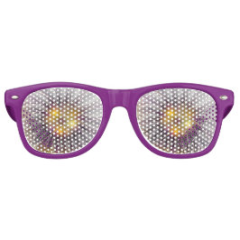 発光カラフル花、抽象芸術フラモダンクタル レトロサングラス