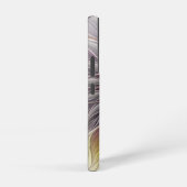 発光カラフル花、抽象芸術フラモダンクタル SAMSUNG GALAXYケース (右側面)