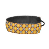 発光ゴールデンドット白黒格子パターン アスレチックヘッドバンド (右)