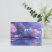 発光スイレン ポストカード (スタンド正面)