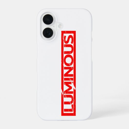 発光スタンプ iPhone 16ケース (裏面)