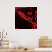 発光ダイオード(LED)ツェッペリン ポスター (キッチン)