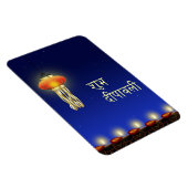 発光ディワリランプ – フレキシブル磁石 マグネット (右側)