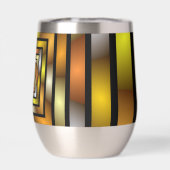 発光トンネルカラフルフラトリップ（幻覚体験）のようなルタルグラフィック (背面)