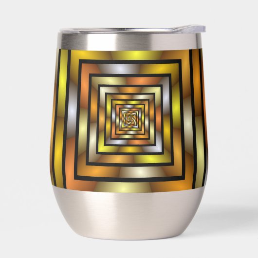 発光トンネルカラフルフラトリップ（幻覚体験）のようなルタルグラフィック (左面)