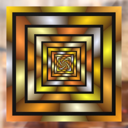 発光トンネルカラフルフラトリップ(幻覚体験)のようなルタルグラフィック ウィンドウサイン (シート2)