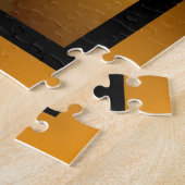 発光トンネルカラフルフラトリップ(幻覚体験)のようなルタルグラフィック ジグソーパズル (側面)