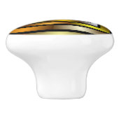 発光トンネルカラフルフラトリップ（幻覚体験）のようなルタルグラフィック セラミックノブ (側面)