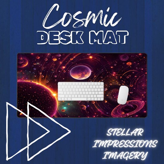 発光ドリフト デスクマット