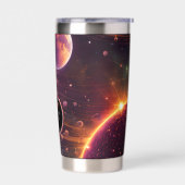 発光ドリフト 保温保冷タンブラー (左面)