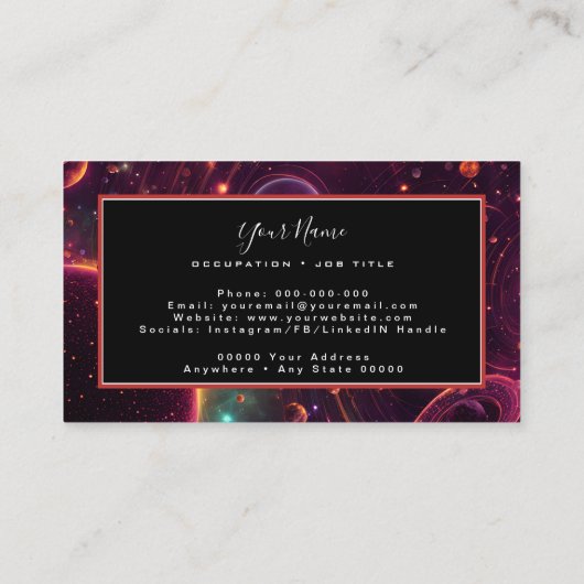 発光ドリフト 名刺 (裏面)