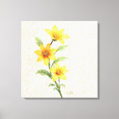 発光ネットワーク キャンバスプリント (正面)