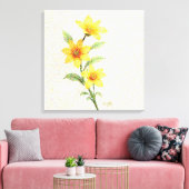 発光ネットワーク キャンバスプリント (インサイチュ (リビング))