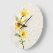 発光ネットワーク ラージ壁時計 (傾斜)