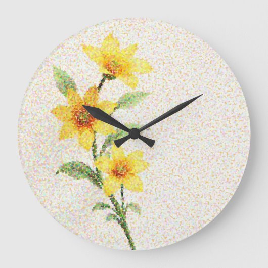 発光ネットワーク ラージ壁時計 (正面)