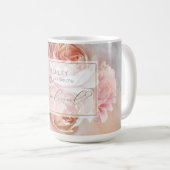 発光バラエレガントモダンフローラ コーヒーマグカップ (正面右)