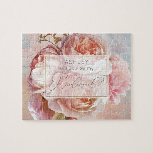 発光バラエレガントモダンフローラ ジグソーパズル (横)