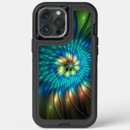 発光ファンタジーフラワーカラフル、抽象芸術フラクタル