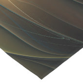 発光ファンタジーフラワーカラフル、抽象芸術フラクタル ショートテーブルランナー (コーナー)