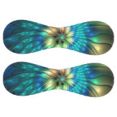 発光ファンタジーフラワーカラフル、抽象芸術フラクタル ソフトボール (パネル)