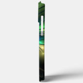 発光ファンタジーフラワーカラフル、抽象芸術フラクタル Case-Mate iPhoneケース (裏面 / 左)