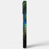 発光ファンタジーフラワーカラフル、抽象芸術フラクタル Case-Mate iPhoneケース (裏面 / 左)