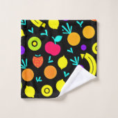 発光フルーツフェスタ バスタオルセット (ウォッシュタオル)