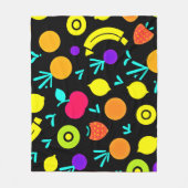 発光フルーツフェスタ フリースブランケット (正面)