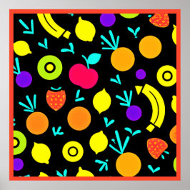 発光フルーツフェスタ ポスター