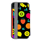 発光フルーツフェスタ INCIPIO iPhoneウォレットケース (フォリオ裏面)