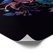 発光フローラ三日月 ポスター (角)