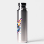 発光ブルーミング ウォーターボトル (左面)