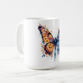 発光ブルーミング コーヒーマグカップ (正面左)