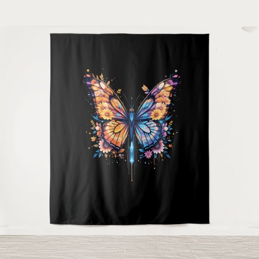 発光ブルーミング タペストリー (正面)