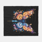 発光ブルーミング フリースブランケット (正面(横))