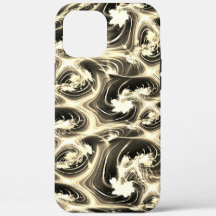 発光ベージュのストロークのツイストされたフラクタルレポート