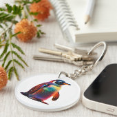 発光ペンギンチャーム キーホルダー (正面右)