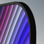 発光マゼンタブルーパープルモノグラム渦巻き ピックルボールラケット