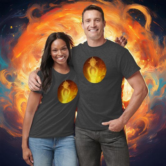 発光レジリエンス・オレンジ Tシャツ