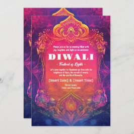 発光ロータス招待状 招待状