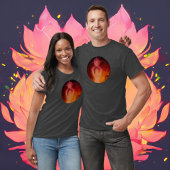 発光反発性ピンク Tシャツ