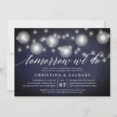 発光夕べ |リハーサルディナー招待状 招待状 (正面)