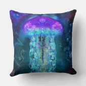 発光性のくらげの枕 クッション (裏面)