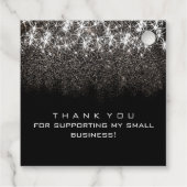 発光性白金銀グリッターエレガントラベル フェイバータグ (裏面)