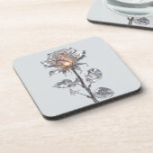 発光性金属銀バラ コースター (左側)